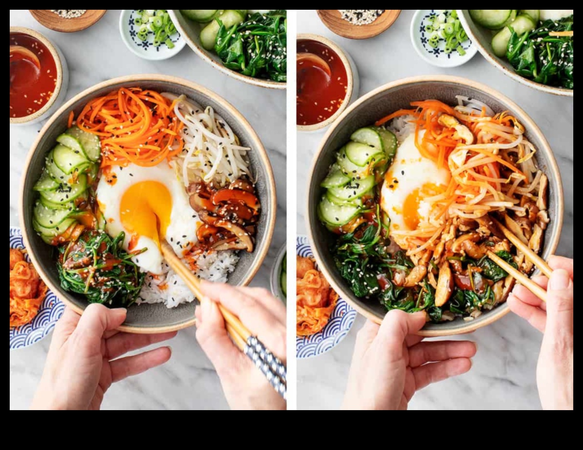 Bibimbap Bliss: Kore Pirinç Kasesi Kreasyonlarının Ustalığını Keşfedin