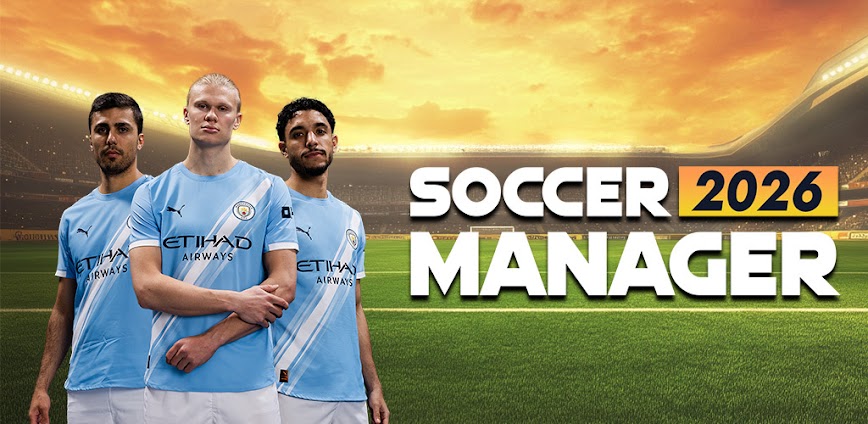Soccer Manager 2026 – Futbol APK indir background